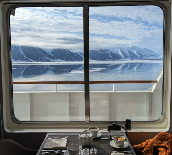 Quark Expeditions Breakfast with a View